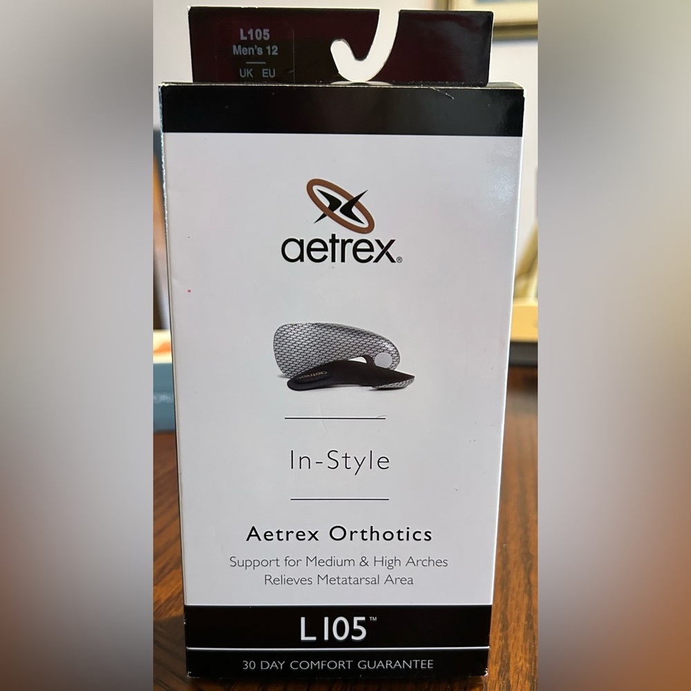 Aetrex Orthotics In-Style L105 Men’s size 12